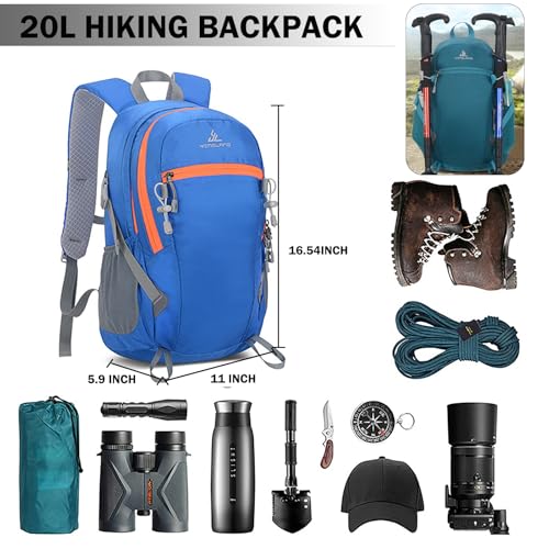 Mochila Ligera Deportiva para Senderismo 20L miniatura 6