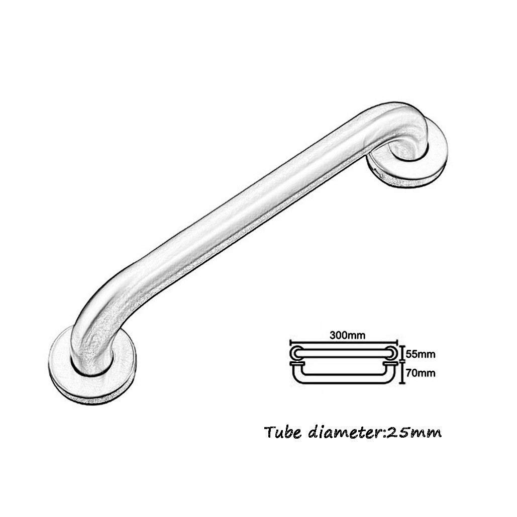 Barra de Agarre para Baño, Apoyabrazos del Cuarto de Baño,Barras de apoyo Manija Soporte de seguridad Pasamanos, Barra de apoyo para baño Barra de apoyo para ducha de acero inoxidable platea