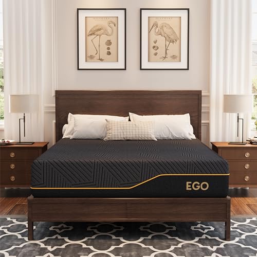 MLILY EGOHOME Queen 12 inch Memory Foam Mattress for Back Pain Relief Firm