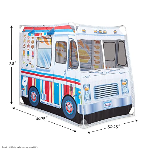 Melissa & Doug Food Truck Play Tent - Role Play Toy Food Truck Tent, Ice Cream Truck Tent For Kids Ages 3+ - Image 6