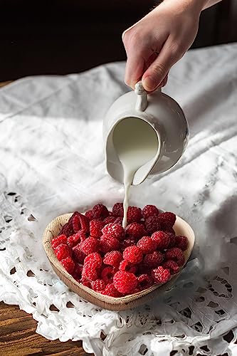 Ecodeco 25 Heart Shaped Palm Leaf Disposable Plates - 6.5 Inch - Compostable Eco Friendly Party Supplies For Cake Dessert #TOP3