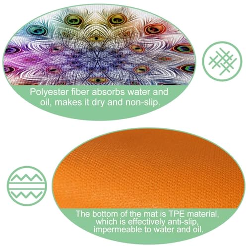 Tapis de cuisine absorbant pour eviter les glissades et taches de graisse