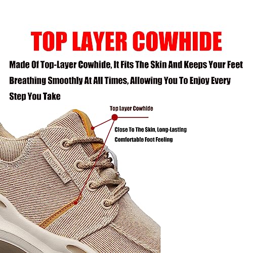 Men's Breathable Canvas Sport Shoe,Casual Men Loafers Comfortable Light Outdoor Sneakers Platform Non Slip Vulcanized Shoes4