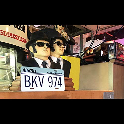 Amazon.co.jp: ムービーナンバープレート BKV974 ブルースブラザーズ