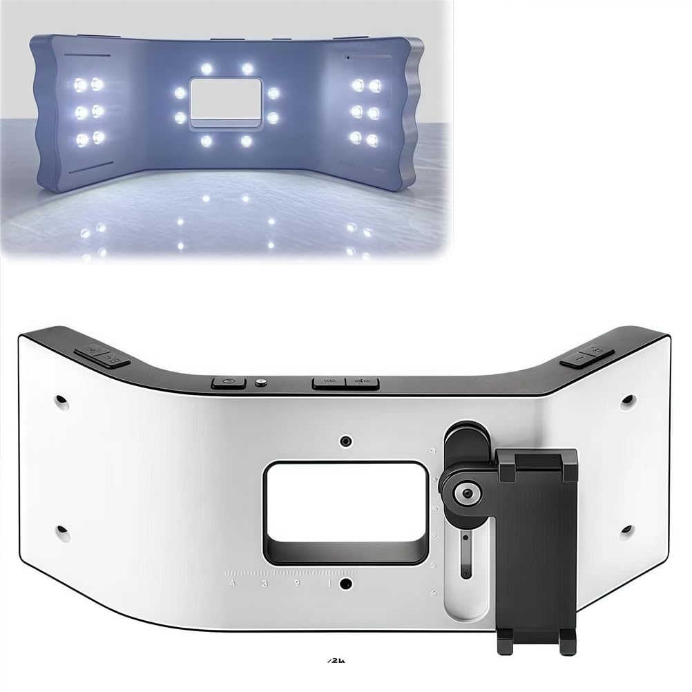 Kit de luz de fotografía dental con 20 luces LED, luz de fotografía de 6000-6500 K para salón de belleza en casa