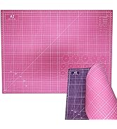 Snijmat A2 roze en paars - snijplank patchwork 60 x 45 cm - snijmat A2 - voor patchwork naaien en...
