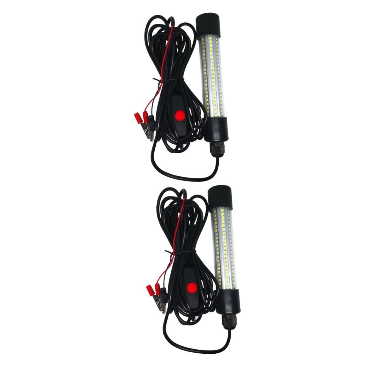 ibasenice Lámpara LED para Pesca Subacuática Luz Verde Atractiva para Señuelos de Pescado para Pesca Nocturna Agua y