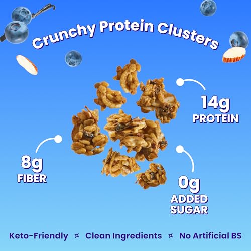 Image of Magic Spoon Blueberry Vanilla High Protein Granola - Low Sugar, 3 Pack
