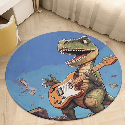 Alfombra de dinosaurios pequeña alfombra lavadora para evitar suelos fríos en cuarto de niños 7