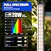 Barrina Standing Grow Light for Indoor Plants, 20W 2FT Desk LED Plant Light, Hanging and Standing, Table Top Full Spectrum Vertical Grow Lights with Stand and On/Off Switch, Ideal for Plants Growth