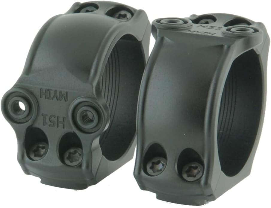 Spuhr Hunting Series 35mm Scope Rings, 23mm Height, SAKO Interface, Includes Interface Top Covers, Durable and Stable (HS50-23D)