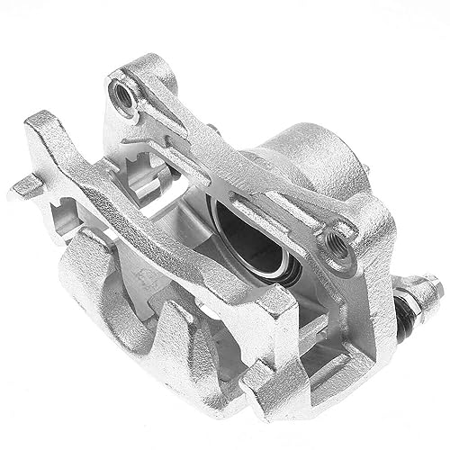Image of Detroit Axle - Front Left Brake Caliper for 13-21 Nissan Altima, 14-17 | Leaf, Driver Side Disc Brake Caliper w /Bracket 2013 2014 2015 2016 2017 2018 2019 2020 2021 Replacement
