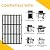 17.5 Inch Grill Grates Replacement for Weber 7638 Weber Spirit Grill Parts I & II 300 Series Spirit E/S 310 E/S 320 E/S 330 SP-320, Spirit 700 Genesis 1000-3500 Genesis Gold Silver Platinum B/C
