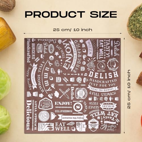 Papier ciré résistant à la graisse pour pique-nique et emballage de sandwichs maison - 3