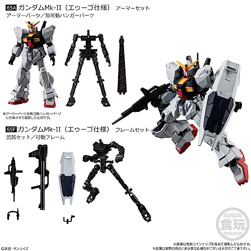 Mobile Suit Gundam G Frame FA 05 set 8 figuras miniatura 5