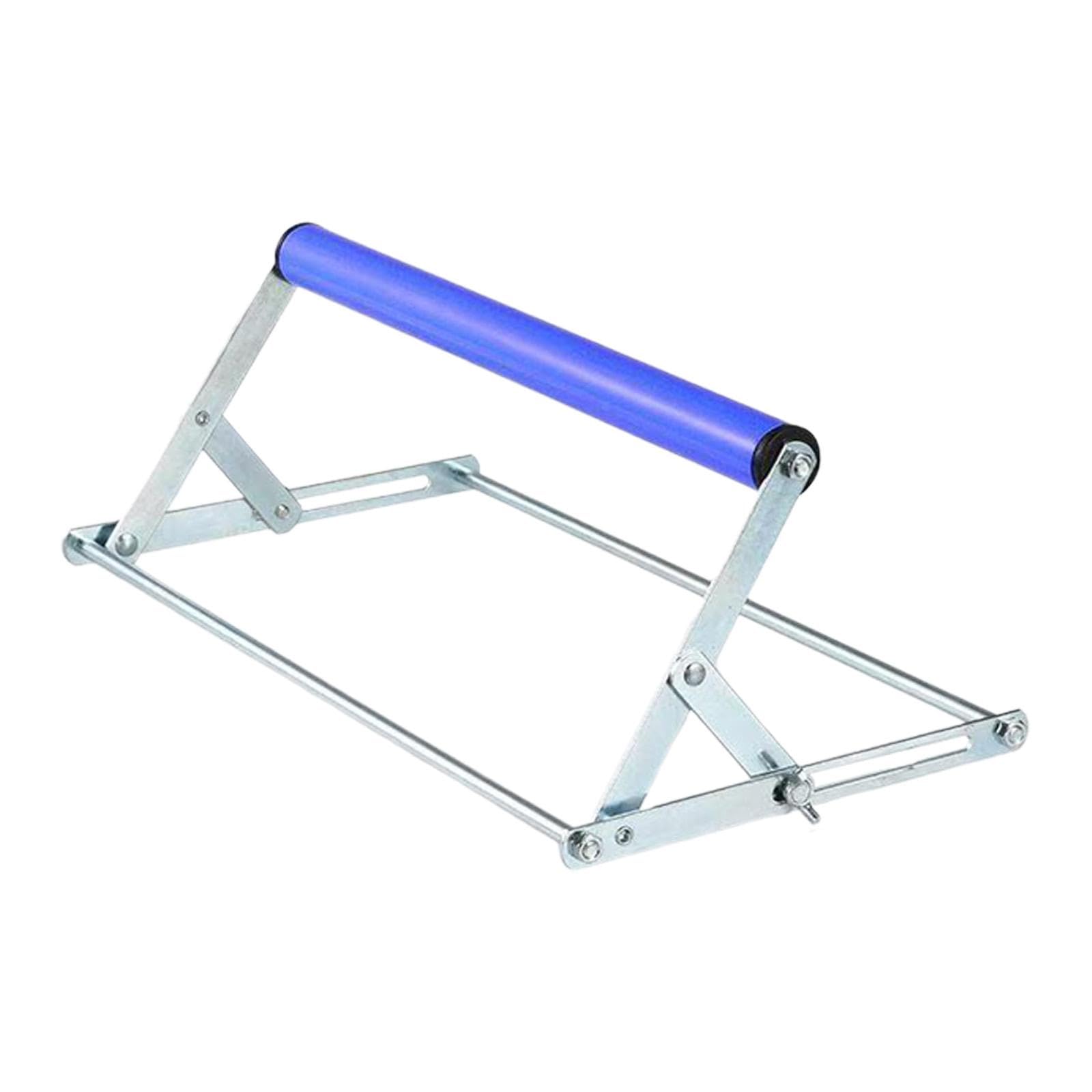 Harilla Bastidor de Soporte para Máquinas de Corte, Plegable, Ajustable, Práctico, Profesional, Soporte Estable, Equipo de Taller, Azul