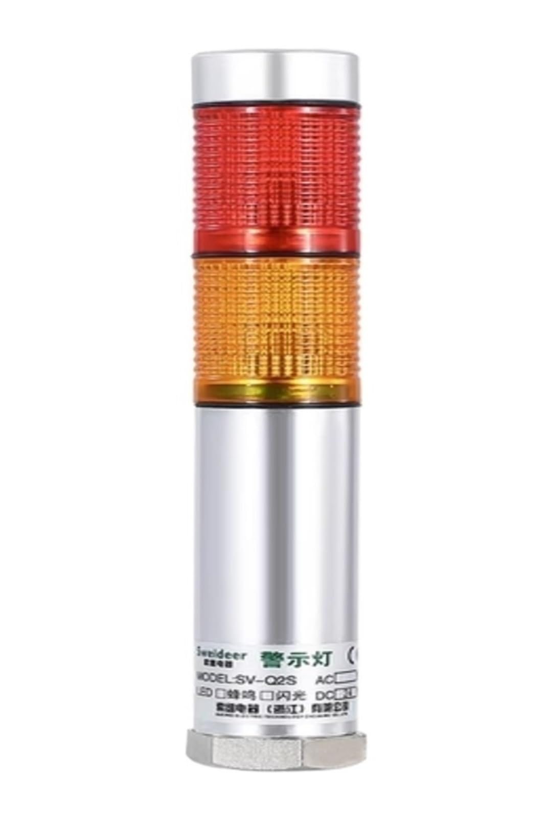 Lumière LED miniature d'avertissement étanche avec sirène sonore 24V