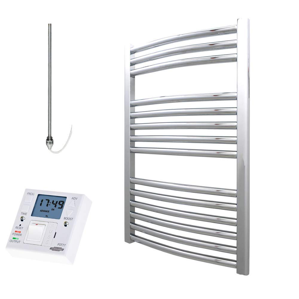 Buy THE BRAY (CCPFST) CURVED CHROME ELECTRIC HEATED LADDER RAIL. PTC