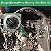 Lyxheth 2Sets Damper Electric Power Steering Motor Shaft Kit, Steering Coupler, Steering Motor Shaft Damper and Spacer, Steering Bushing Replacement for C-HR Camry Prius OEM#4525428040 4525328130