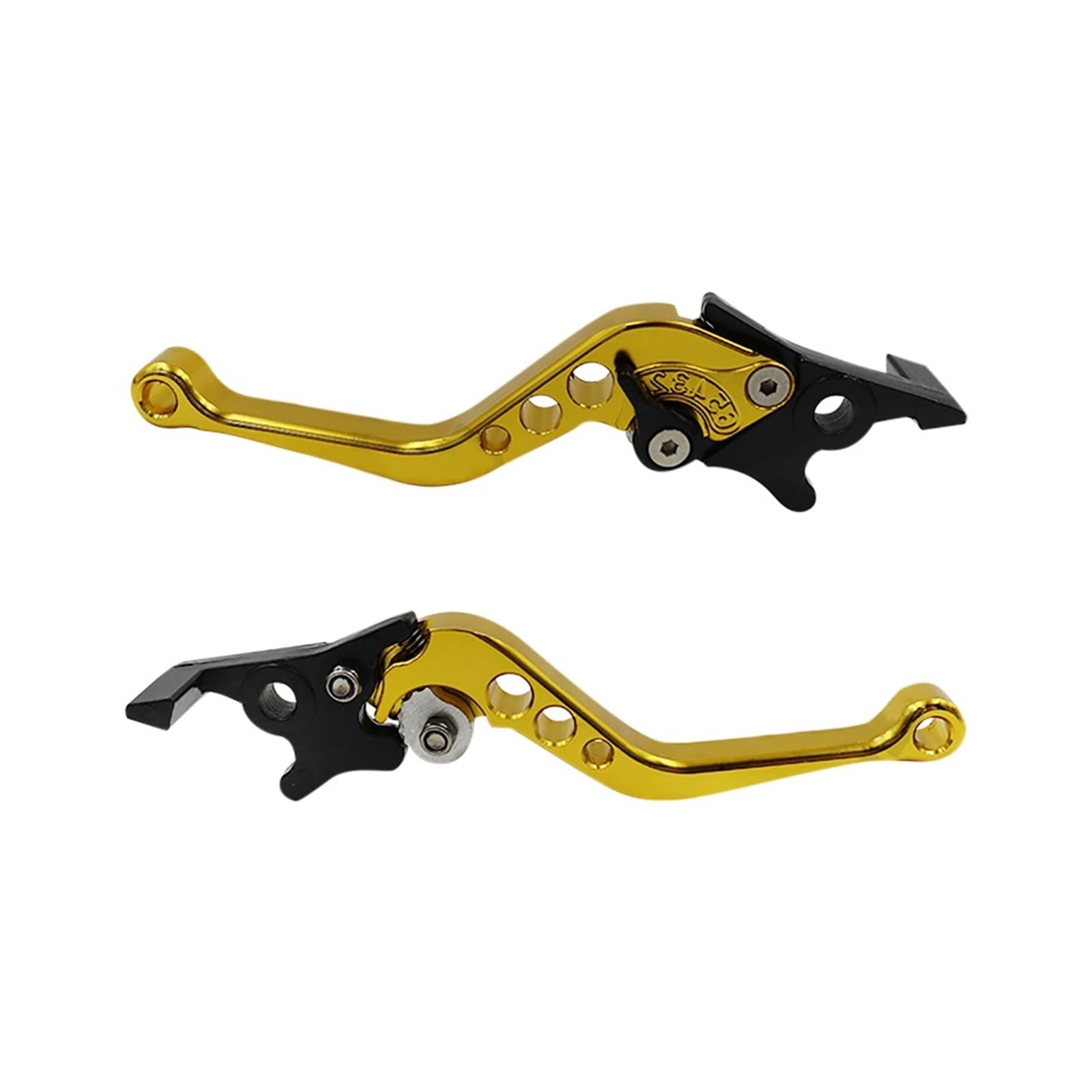 Ywqjiopm G Motorcycle Brake Clutch Lever 2 Pcs Universal Motorcycle Brake Handle Adjustable Motorbike Modification Clutch Lever Handle