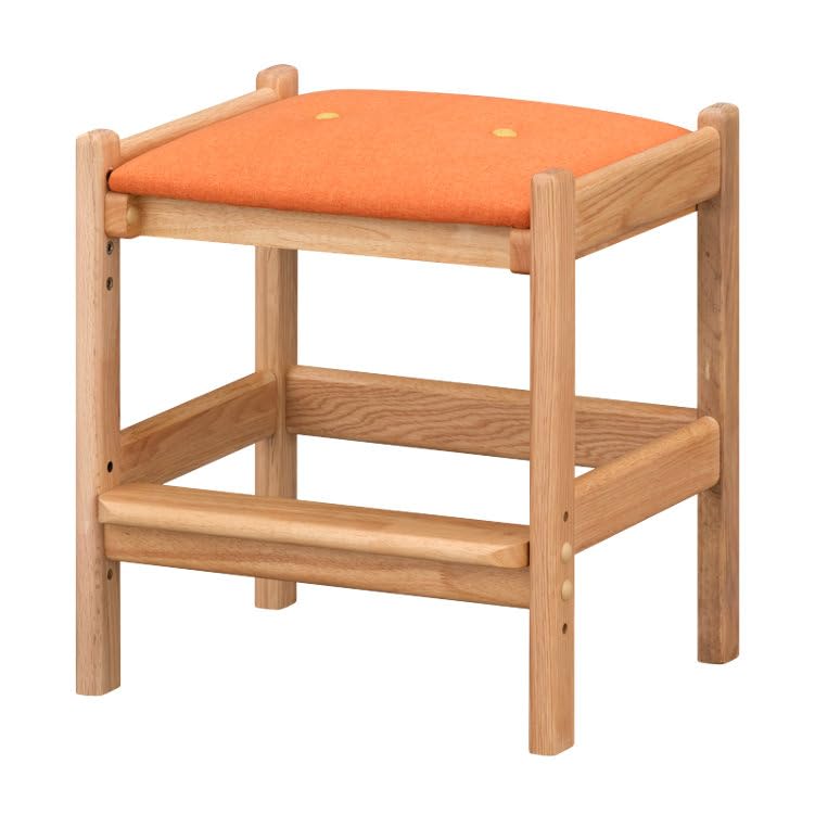 Amazon.co.jp: ISSEIKI LEPTON STOOL 44 (WO-NA+OR) Stool, Oak Wood