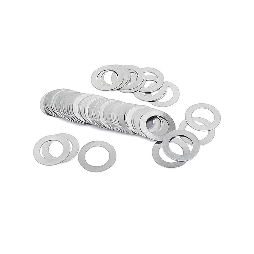 Sicherungsscheiben, 10 Stück, ultradünne flache Unterlegscheiben, M15 M17 M35, Präzisions-Unterlegscheibendichtung, Dicke 0,5 mm, Sortiment dünner(M12x18)