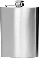 Cantil Inox de Bolso para Whisky 220 Ml Mimo Style Prata
