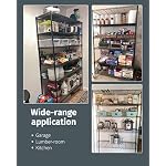 FDW Wire Shelving Unit with Wheels Steel 6 Tier Heavy Duty Layer Rack Storage Metal Shelf Garage Organizer Wire Rack Shelving Adjustable Utility 2100 LBS Capacity-18x48x82 inch (Black) - Image 4