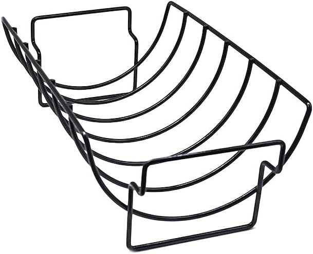 14 Inch Outdoor BBQ Grill Reversible Non Stick Rib Roast Rack for Grilling