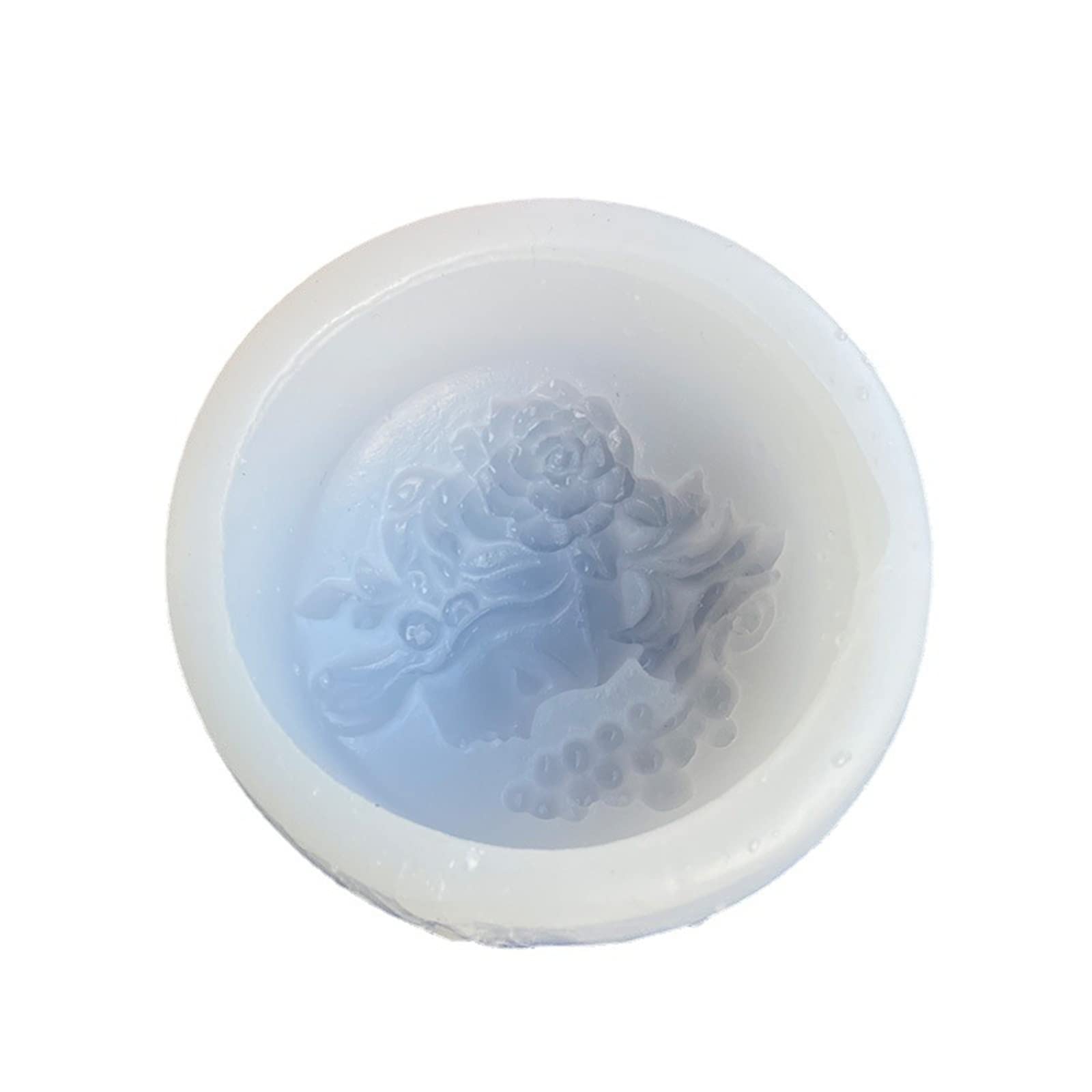 Xinsheinelry Silicone Fondant Mold Exquisite Flower Girl Shape Sugar Craft Mold Resin Molds for Cake Decorating
