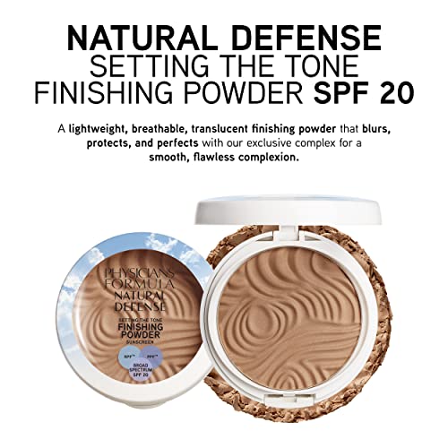Physicians Formula Natural Defense Setting Powder, Face & Finishing Powder, Spf 20 Fair | Dermatologist Tested, Clinicially Tested #TOP1
