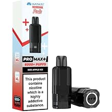 Hayati pro max refill pods h,bubba Red apple ice