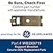 GE Appliances WB2X9719 Genuine OEM Broil Element Support for Ranges