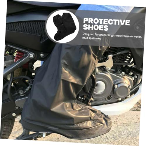 Cubierta para zapatos impermeable Toddmomy para hombre, cubierta reutilizable para lluvia, cubierta para botas de ciclismo miniatura 5