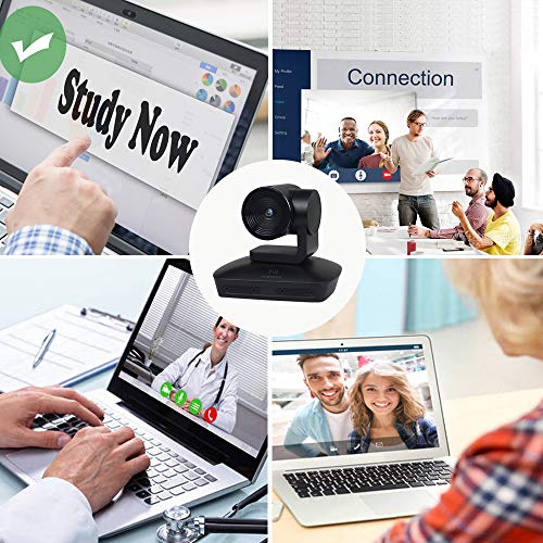 MOERTEK MC200S Full HD 1080P Conference Camera with Voice Tracking, Built-in 4 Microphone Arrays, Fixed Focus, USB Video… - Image 6