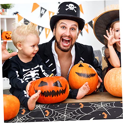 Chemin de table Halloween RLKHXBS pour décoration de table festive et repas de fête