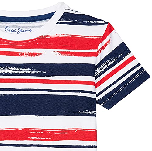 Image of Pepe Jeans Boy's Striped Regular Fit T-Shirt