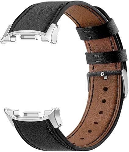 Miniatura 4 de Compatible con Samsung Galaxy Watch 8 1.575 in 1.732 inWatch 8 Classic 1.811 in, correa de repuesto deportiva de cuero genuino ajustable para Galaxy