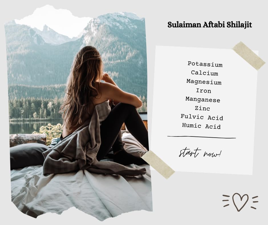 Miniatura 7 de Resina Shilajit orgánica pura del Himalaya secada al sol  1.06 onzas  Natural  Hecho a mano  Suministro de 2 meses