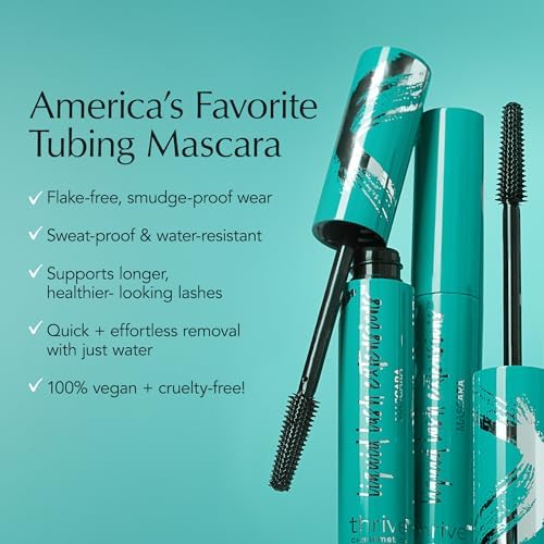 Thrive Causemetics Liquid Lash Extensions Mascara, Rich Black Shade - 1