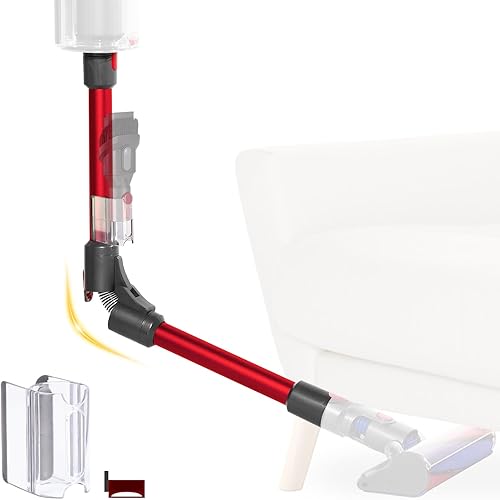 Varita de extensión plegable compatible con Dyson V7 V8 V10 V11 V15 accesorios de aspiradora inalámbrica, varilla de liberación rápida mejorada para