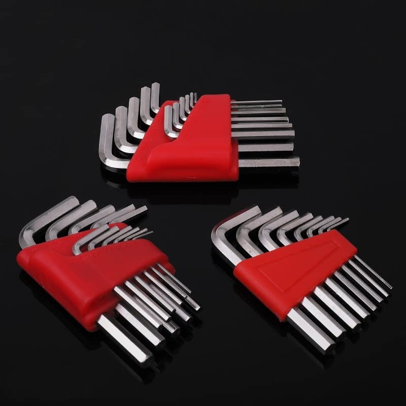 Allen Metric inch L Allen Key Short Arm Tool Set Easy to Carry in The Pocket Wrenches Wrenches