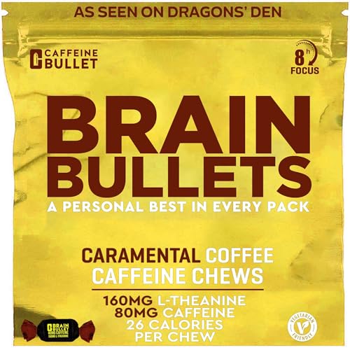 80mg Caffeine & 160mg L-Theanine Focus Enhancing Energy Chews (4 Servings) – Neuroscience Backed Nootropic Stack, Mental Acuity & Cognitive Support...