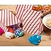 Small Striped Christmas Party Favor Gift Bags (5.2 x 8.7 x 3.3 In, 36 Pack)
