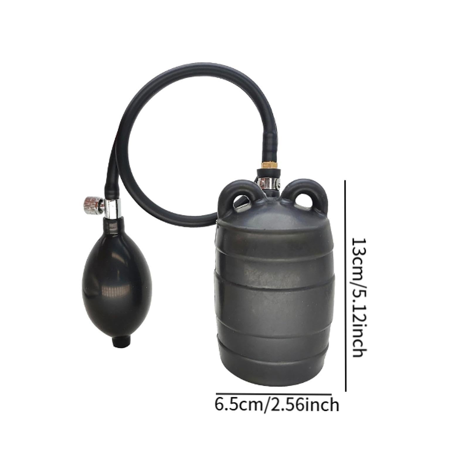 Inflatable Pipe Plug Gummistopfen Dichtkissen Rohrprüfstopfen Ballon mit Handpumpe Flexible Nutzung für Abflussrohre Baustellen Installateure Professi, Dn75