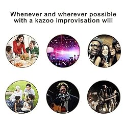 BEAUTYBIGBANG Kazoo en alliage d’aluminium avec cinq membranes pour flûte à diaphragme, bouche, kazoos, instruments de… - Les Beatles, Paul McCartney, John Lennon, RIngo Starr, George Harrison BEAUTYBIGBANG Kazoo en alliage d'aluminium avec cinq membranes pour flûte à diaphragme, bouche, kazoos, instruments de… – Image 5