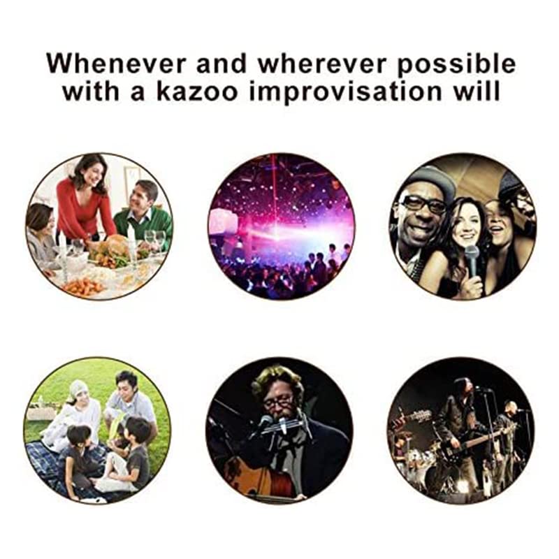 BEAUTYBIGBANG Kazoo en alliage d’aluminium avec cinq membranes pour flûte à diaphragme, bouche, kazoos, instruments de… - Les Beatles, Paul McCartney, John Lennon, RIngo Starr, George Harrison BEAUTYBIGBANG Kazoo en alliage d'aluminium avec cinq membranes pour flûte à diaphragme, bouche, kazoos, instruments de… – Image 6