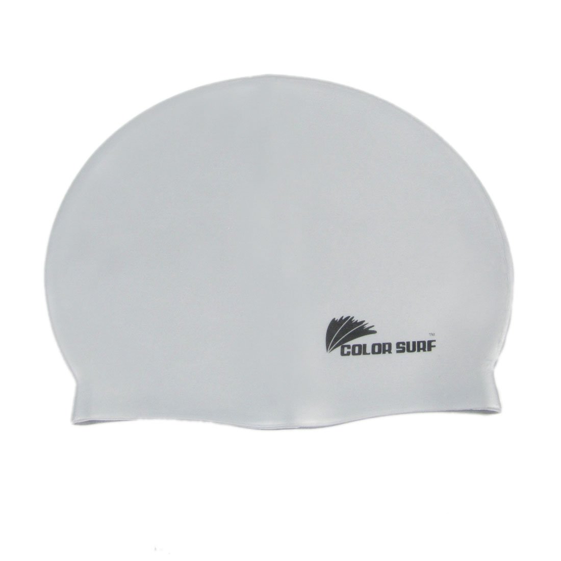 Dome Shaped Stretchy Swim Cap Light Gray for Swimming Diving Snorkeling (id: 415 e55 b52 6a6 f85 (id: 415 e55 b52 6a6 f85