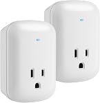 Extendeur de sortie simple de robinet mural de protection de surpression 2 Faites votre valise, 3 Adaptateur de bande d'alimentation de prise à la terre avec voyant lumineux, 15A/125V Faible profil & Espace-sauvegardage pour la maison & Appareils de bureau-ETL-White