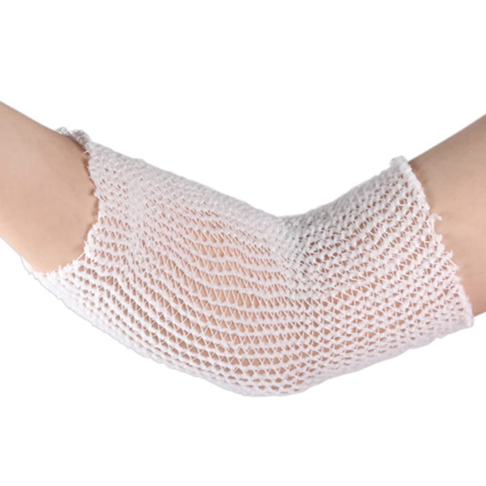 FRCOLOR 1 Roll Elastic Mesh Fixed Network Breathable Retainer Mesh Stretched Tube for Wrist Forearm Supplies